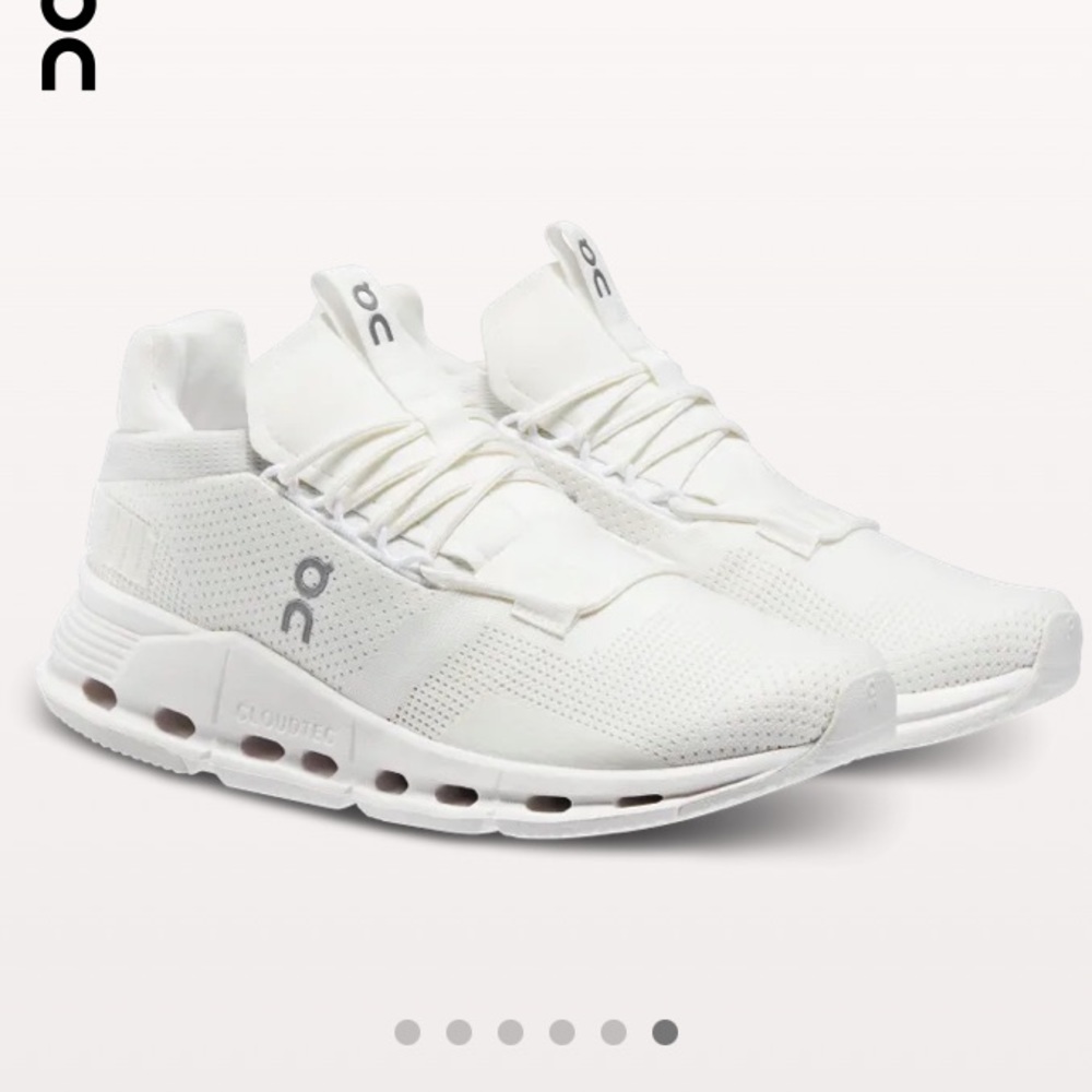 ON Cloudnova Undyed white Sneaker Size: 6.5